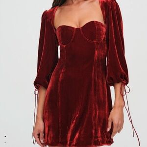 Brand new with tags for love and lemons velvet dress